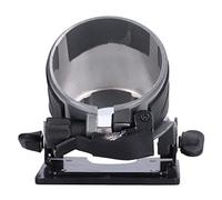 Haofy Base per Rifilatrice Regolabile per la Lavorazione del Legno, Angolo da 30 a 45 Gradi, in Alluminio, per Progetti Fai da Te, Strumento di Rifilatura Elettrico con Taglio Preciso, Facile