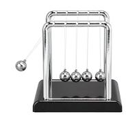 Haofy Bilancia la Palla Metal Fisica Scienza Giocattolo Decorazione Dell'ufficio Stressing Stress Sollievo Educational ADD Desktop Gioco per Studenti Neri (#2)