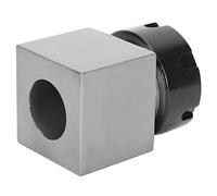 Haofy Blocco Portapinza Quadrato con Supporto per Pinza a Molla ER-32 per Macchina per Incidere del Tornio CNC, Elevata Durezza, 1 Blocco Portapinza per la Lavorazione di Parti Lunghe