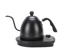 Haofy Bollitore Elettrico a Collo di Cigno da 600 Ml con Controllo della Temperatura Bollitore da Versare Sul caffè per Baristi Che Preparano il tè in Casa di Erogazione in Acciaio (Spina europea