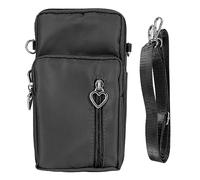 Haofy Borsa a Tracolla Laterale 3 Scomparti Borsa a Tracolla a Tracolla Squisita Poliestere Tracolla Staccabile di Grande capacità Cerniera Scorrevole Telefono Cellulare (#1)