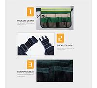 Haofy Borsa per Attrezzi da Giardino, Tessuto Oxford 600D, Design Ergonomico, Resistente, Ideale per il Giardinaggio e la Cura del Prato (Tipo 1)