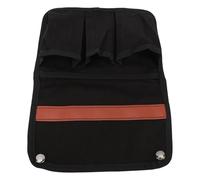 Haofy Borsa per Bracciolo per Sedia da Campeggio Design Leggero e Traspirante per un Comodo Utilizzo Tela Nera