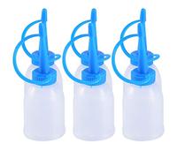 Haofy Bottiglie da spremere 6 pezzi 30 ml per olio industriale colla dispenser in plastica con coperchi a vite anti-perdita for uso laboratorio officina artigianato hobbistica manutenzione