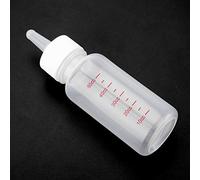 Haofy Bottiglie di Alimentazione per Animali Premium Bottiglia di Plastica Capezzolo Silicone Morbido per Gatto Cane Che Allatta con una Bottiglia di Grande Scala da 50 Cc e Facile Pulizia con
