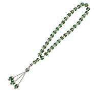 Haofy Bracciale con perline smaltate colorate, rosario delicato per l'Islam, bellissimo accessorio per la preghiera, leggero e confortevole per amici e famiglie, #113, Resina