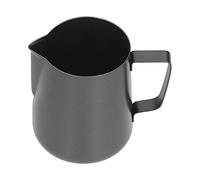 Haofy Brocca per Montalatte in Acciaio Inossidabile 304 Beccuccio di Precisione per Uso Alimentare Brocca per Schiuma da Barista Leggera per Caffetterie Domestiche con Latte Cremoso Art 1pz (600 ml)