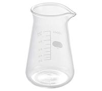 Haofy Brocca per Schiumare il caffè in Vetro per Latte Art, Brocca per Latte Resistente Al Calore per, 100 Ml, Trasparente, Design Unico a Bocca D'aquila, Scena applicabile: Tutti i di