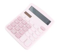 Haofy Calcolatrice a 12 Cifre Alimentata da Ufficio e Studente, Calcolatore Elettronico Multifunzionale per Calcoli Rapidi e Convenienti, Design Elegante, Leggero