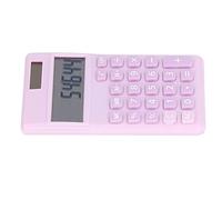 Haofy Calcolatrice a Doppia Alimentazione con Batteria Solare a 8 Cifre Ampio Display LCD con Pulsanti Grandi Sensibili Calcolatrice Tascabile Portatile per Lavoro d'ufficio, Matematica Scolastica,