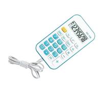 Haofy Calcolatrice Tascabile, Mini Calcolatrice Portatile in ABS con Corda, Informatica di Base per Studenti e Ufficio, Facile da Trasportare, Dimensioni Compatte, Design Alla Moda, (BLUE)