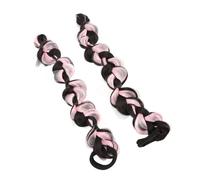 Haofy Cambia la Vescica con 2 Parti, i Cambiamenti Intrecciati in Treccia, L'espansione della Coda Lunga, il Festival, il cosplay; Capelli Sintetici Ad Alta Temperatura (Rosa nero marrone)