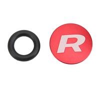 Haofy Cappo di Polvere di Manovella Integrata Cavo di Alta qualità per Biciclette da Strada da 22-25 Mm (Copertura di Polvere Rossa 1)