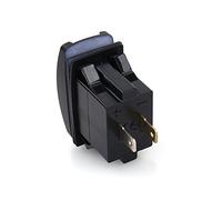 Haofy Caricabatteria da Auto Doppio USB, Coperchio Uscita Doppia 5 V 3,1 A per Veicoli 12 V 24 Compatto 5,1 X 0,98 X,97 Pollici LED Blu ARB Switch Driver Moto Barche ATV Viaggi su Strada Pendolarismo