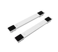 Haofy Carrello per Mobili per Apparecchi Pesanti, capacità 660 Libbre, Base in Acciaio Inossidabile - Carrello per Mobili Regolabile Senza Attrezzi con 24 Ruote per Frigorifero, Lavatrice e (WHITE)