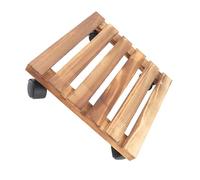 Haofy Carrello per Piante, capacità di 80 kg, per Vasi Pesanti, con Ruote Universali Bloccabili, Supporto in Legno Ispessito per Interni Ed Esterni, Piccoli Terrazzi, Uso in Giardino (Piazza)