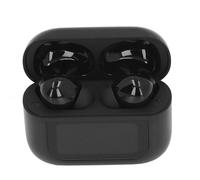 Haofy Casco Sportivo Wireless con una Custodia a Touch Screen Colorata, Design Ergonomico per la Regolazione Ideale in Completa Sicurezza per L'uso del Carico notturno: 1,5 Ore (BLACK)