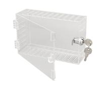 Haofy Cassetta di Sicurezza per Termostato Grande Copertura Acrilica Trasparente con Protezione per Montaggio a Parete per Termostati a Parete, Adatta per Uffici, Scuole, Ristoranti, Chiese, Edifici