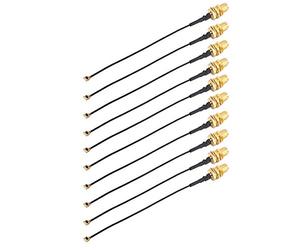 Haofy Cavo di Prolunga da SMA a IPX (U.FL) di Alta qualità per Loop RF di Apparecchiature a Microonde, 10 Cm, Comodo per Linee a Microstrip