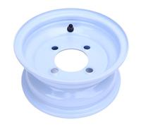 Haofy Cerchione per Ruota ATV 19X7 8 Pollici in Lega di Alluminio Bianco con 4 Fori per Bulloni, Ruota Universale per Go Kart, Quad, Dirt Bike, Tosaerba