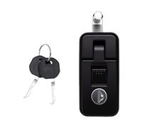 Haofy Chiusura a Compressione con Chiave in Lega di Zinco, Serratura per Vano Portaoggetti for e Veicoli Ricreazionali (BLACK)