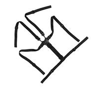 Haofy Cintura di Sicurezza a 5 Punti con Lunghezza Regolabile, Materiali Premium, Uso Multifunzionale, Funzionamento Facile, per Sede del Cinturino per Passeggini Universali, con Connessione a