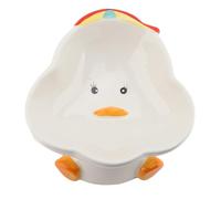 Haofy Ciotola per Snack per Animali Simpatico Cartone Animato, Ciotola per Cani in Ceramica, Decorativa, Mangiatoia per Animali Multifunzionale, 6,1x5,91x4,92 Pollici per Cani e Gatti