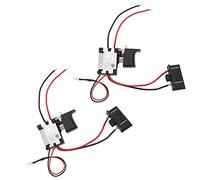 Haofy Circuito Interruttore Chiave Elettrica da 2 Pezzi con Regolazione Continua della velocità per Fai da Te Raccordo Interruttore Principale in Plastica ABS