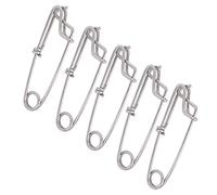 Haofy Clamp/Holder a Scatto con Palangari, Perno per Zucca in Acciaio Inossidabile per Pesca in Mare e in Acqua Dolce Confezione da 5 Attacchi Facili Impugnatura Ad Alta Tensione Misura 0,14 X 4,92