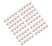 Haofy Clamp/Holder per Raccoglitori 80 Pezzi 19 Mm in Metallo con Forte Forza di Serraggio Design a Coda Cava per Cancelleria per Ufficio, Organizzazione di Documenti, Uso Domestico (oro rosa)