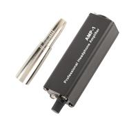 Haofy Compact XLR a 3,5 Mm Convertitore Amplificatore per Cuffie Simple Operation Versatile Compatibilità per gli Amanti della Musica Materiale Metallico
