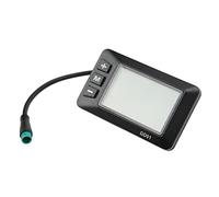 Haofy Compatibilità Avanzata LCD per Bici Elettrica, Ampia Gamma di Usi, Guida con Fiducia, qualità Intransigente, Visualizzazione dei Dati Semplificati, Display LCD GD01 per Controller JN e