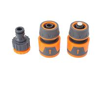 Haofy Connettore per Tubo da Giardino con Valvola di Commutazione a Connessione Rapida da 3/4 Pollici per Un Facile Controllo dell'Acqua, Nessun Attrezzo Richiesto, Design a Prova di Perdite per