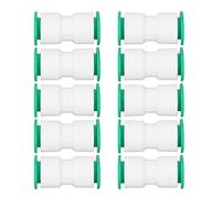 Haofy Connettore Rapido per Tubo Collegamento Stabile e Stabile per la Distribuzione Dell'acqua e Raccordi Push to Connect Resistenti Alla Pressione Adatti per Irrigazione e Piscine 10 Pezzi (20MM)