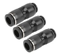 Haofy Connettore Riduttore Pneumatico Connessione Push-in Flessibile in Acciaio Inossidabile per Lavorazioni Meccaniche (PG8-4)