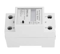 Haofy Contatore di Energia Monofase con Telecomando e Funzione di Temporizzazione Contatore di Energia LCD Gestione Efficiente Dell'energia (60A)