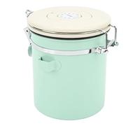 Haofy Contenitore per caffè da 32 Once di capacità per l'uso Quotidiano in Acciaio Inossidabile con Datario e Contenitore Ermetico a Doppia modalità per Dispensa della, Vita in, Piccoli (1.5L)