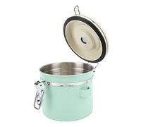 Haofy Contenitore per caffè da 32 Once di capacità per l'uso Quotidiano in Acciaio Inossidabile con Datario e Contenitore Ermetico a Doppia modalità per Dispensa della, Vita in, Piccoli (1.2L)