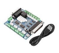 Haofy Controller Compatto per Driver Motore Passo-passo a 5 Assi per Operazioni CNC a 5 Assi Alimentato Tramite USB per gli Appassionati del Fai da Te
