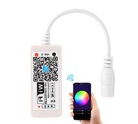 Haofy Controller Wi-Fi LED per Striscia Luminosa RGB con Controllo App da 30m e Sincronizzazione Musicale, Dispositivo Intelligente per Illuminazione LED per Casa, Performance, Festa