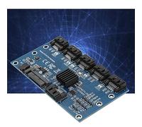 Haofy Convertitore Convertitore Adattatore con Chip JMB575 Scheda di Espansione Disco Rigido da 1 a 5 Supporto Hot Swap da 6 Gbps per Aggiornamento e Backup 'archiviazione Desktop