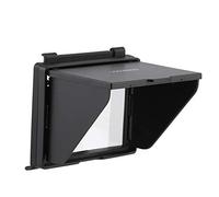 Haofy Copertura per Parasole LCD con Protezione in Vetro Temperato per D500, Installazione Semplice per Riprese All'aperto, Plastica Nera 2,76x2,36x2,76 Pollici