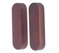 Haofy Copri Manico per Padella in Legno di Faggio Resistente Antiscottatura per Barbecue Coreano, Supporto per Maniglia in Legno da 2 Pezzi Facile da Usare, Sicuro e Conveniente Esperienza di Cottura