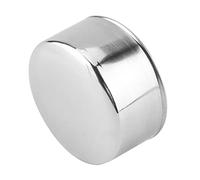 Haofy CUCCHIO CAGGIO IN ACCIAIO IN INSOLSORE - una Tazza Pieghevole Portatile per L'esterno - Mini Dimensioni con un Anello Chiave Adatto per i Pedoni, IN Campeggio da 250 Ml di Argento (#2)