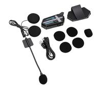 Haofy Cuffie per Casco Moto, Altoparlanti per Casco Bluetooth 5.4 con Interfono da 500 M, Batteria da 20 Ore con Cancellazione del Rumore CVC IP67 per Motoslitta ATV Passeggero Passeggero