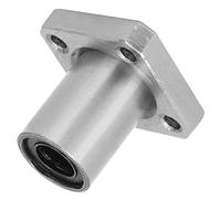 Haofy Cuscinetto di Movimento Lineare Ad Alta Precisione in Acciaio con Flangia LMK13UU per Macchinari Elettronici, Utensili Elettrici, Apparecchiature CNC 10 Mm (LMK8UU)