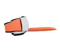 Haofy Custodia per Il Trasporto della Borsa della Motosega, Strumento Portatile di conservazione della Custodia della Motosega Impermeabile, Accessori per motoseghe Resistenti(Arancione e Bianco)