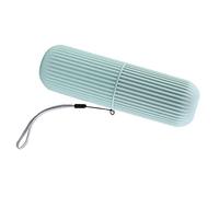 Haofy Custodia per Spazzolino da Viaggio 3,5 Pollici Compatta Portatile Design Antiscivolo Materiale PP - Copertura Antipolvere Interruttore a Mosaico Portaspazzolino per Casa, Piccolo Bagno e (GREEN)