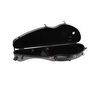 Haofy Custodia per Violino 4/4, Dimensioni Standard in Fibra di Carbonio con Igrometro Resistente, Design Portatile con Doppie Cinghie per Viaggiare Facilmente
