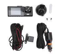 Haofy Dash Cam 1080P a 3 Anteriore e Posteriore Interna con Visione Notturna Avanzata Ideale per Registratore per Auto con Monitor di Parcheggio